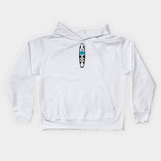 surfboard art, surfing surfer vibes, v3 Kids Hoodie